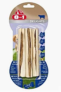 8in1 Delights Sticks Biftekli Çubuk Köpek Ödül Maması 75gr - 8in1