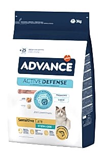 Advance Sensitive Somonlu Kısırlaştırılmış Kedi Maması 3 KG - 2