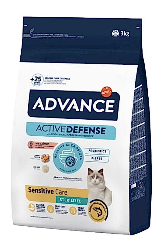 Advance Sensitive Somonlu Kısırlaştırılmış Kedi Maması 3 KG - 2