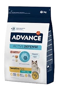 Advance Sensitive Somonlu Kısırlaştırılmış Kedi Maması 3 KG - 1