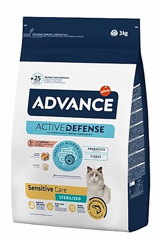 Advance Sensitive Somonlu Kısırlaştırılmış Kedi Maması 3 KG - 1