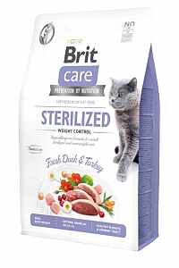 Brit Care Hipoalerjenik Ördek ve Hindili Tahılsız Kısırlaştırılmış Kedi Maması 2 KG - BRIT