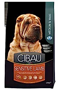 Cibau Sensitive Kuzu Etli Orta Irk Yetişkin Köpek Maması 12 KG - CİBAU