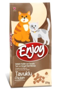 Enjoy Tavuk Etli Yetişkin Kedi Maması 15 Kg - ENJOY