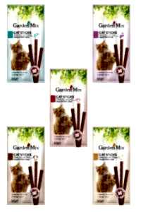 Garden Mix Karışık Kedi Ödül Çubuğu Stick Seti - 5 Adet - GARDEN MIX