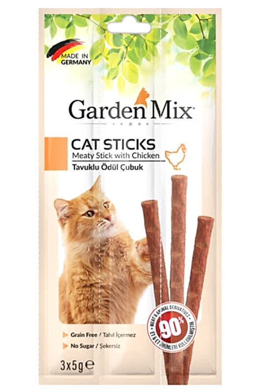 Garden Mix Tavuk Etli Kedi Ödül Çubuğu 3x5gr - 2