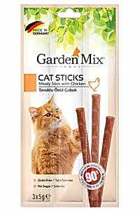Garden Mix Tavuk Etli Kedi Ödül Çubuğu 3x5gr - GARDEN MIX