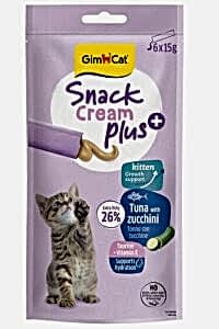 Gimcat Snack Cream Kitten Tuna Zucchini Yavru Ek Besin Kedi Ödülü 6 x 15 Gr - 2