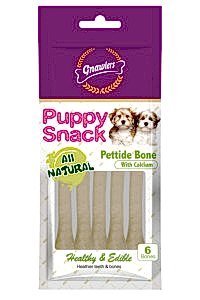 Gnawlers Kalsiyumlu Sütlü Yavru Köpek Ödül Kemiği 6`lı 40gr - GNAWLERS