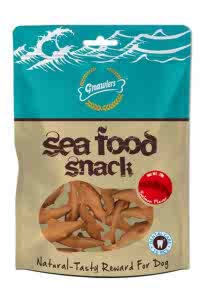 Gnawlers Seafood Snack Deniz Mahsullü ve Somonlu Köpek Ödülü 70gr - GNAWLERS