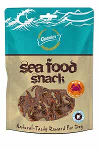 Gnawlers Seafood Sncak Crab Deniz Mahsullü Yengeç Somon Köpek Ödülü 70gr - GNAWLERS