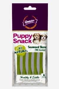 Gnawlers Seaweed Bone Deniz Yosunlu Yavru Köpek Ödül Kemiği 6'lı 40 Gr - GNAWLERS