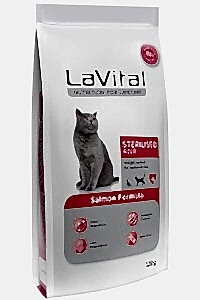 LaVital Sterilised Somonlu Kısırlaştırılmış Kedi Maması 12 KG - LAVITAL