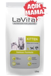 Lavital Kitten Somonlu Yavru Kedi Maması 1 kg - Açık Mama - LAVITAL