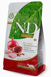 ND Tahılsız Tavuk Nar Kısırlaştırılmış Kedi Maması 10 KG - N&D