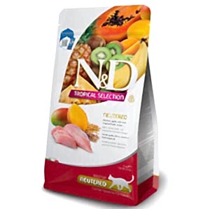 ND Tropical Selection Tavuk ve Meyveli Kısırlaştırılmış Kedi Maması 10 KG - N&D