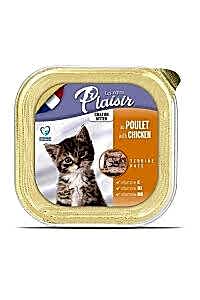 Plaisir Ezme Tavuklu Yavru Kedi Konservesi 100gr - PLAISIR 