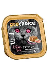 ProChoice Tavuklu Tahılsız Ezme Yavru Kedi Konservesi 100gr - PRO CHOICE