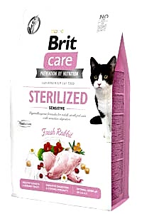 Brit Care Sindirim Sistemi Destekleyici Tavşan Etli Tahılsız Kısırlaştırılmış Kedi Maması 2 KG - BRIT