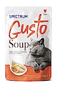 Spectrum Gusto Tavuk Somon ve Kabaklı Kedi Çorbası - 50 Gr - SPECTRUM